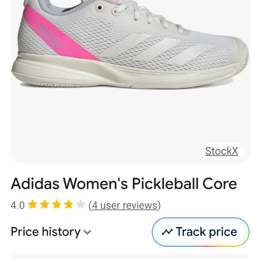 Adidas Women's Athletic Shoes - Gray and Pink